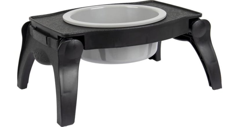 Flamingo Cestovní miska LILO černo šedá 1500ml