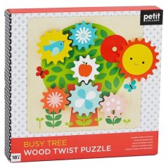 Petit Collage Puzzle Cogs Tree