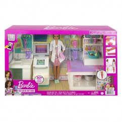 Barbie klinika 1. segélyklinika orvos játékkészlettel