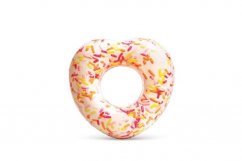 Coeur de donut gonflable diamètre 104cm en boîte 19,5x18x4,5cm 9+