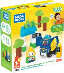 Mega Bloks Zielony autobus miejski ładuj i jedź