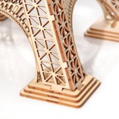 Puzzle 3D din lemn Little Story Turnul Eiffel
