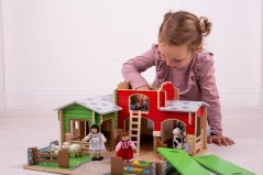 Bigjigs Toys Cobblestone Farm