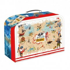 Let's be Pirates school suitcase/suitcase