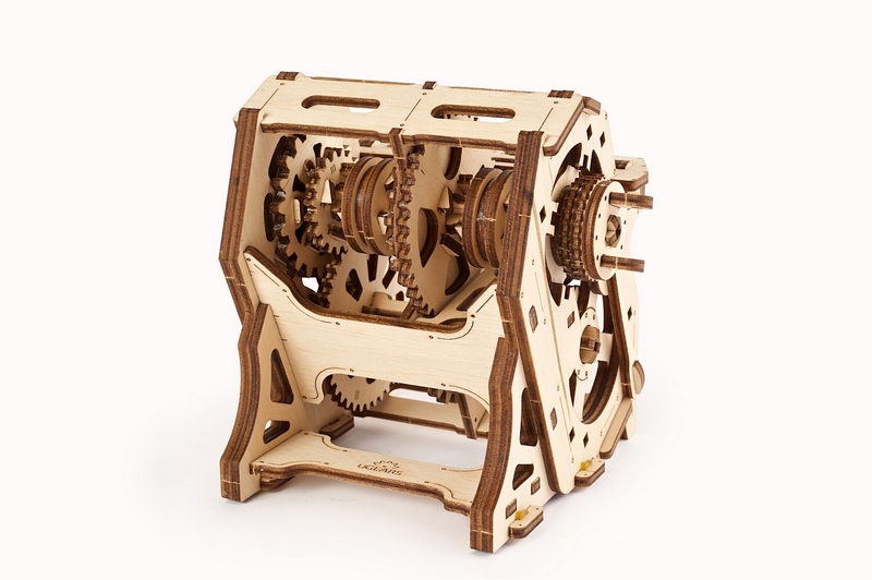 Ugears 3D Puzzle Mecánico de Madera STEM Educativo Caja de cambios