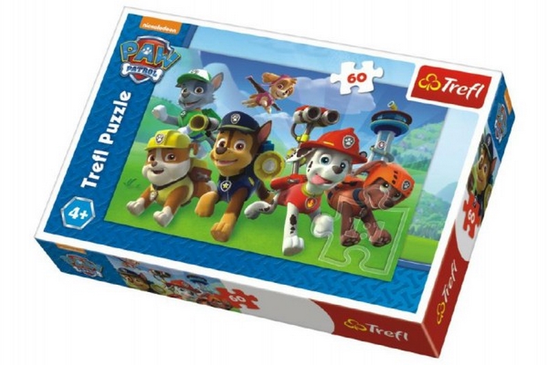 Puzzle Paw Patrol / Paw Patrol Pronto all'azione 33x22cm 60 pezzi