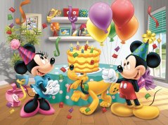 Puzzle Mickey a Minnie oslavujú narodeniny Disney 30 dielikov