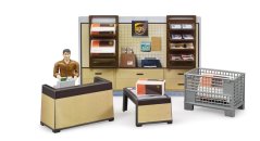 Bruder 62250 BWORLD Pobočka přepravce UPS s figurkou