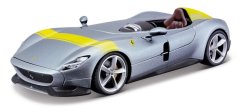 Bburago - RACE+PLAY, Ferrari Monza SP1, strieborná, 1:24