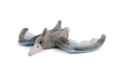 Pterosaur dinosaurus plyš 29x18cm šedivý