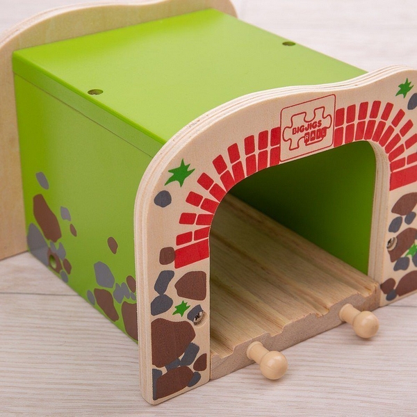 Bigjigs Rail Tunnel a doppia rotaia