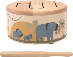 2Kids Toys Tobă Safari din lemn
