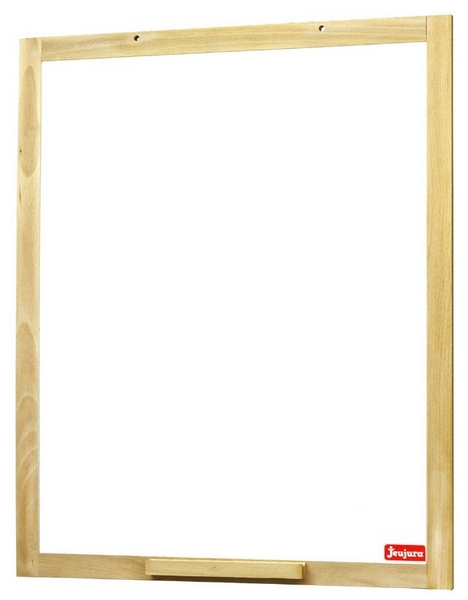 Jeujura Pizarra magnética de pared de madera 54x66 cm