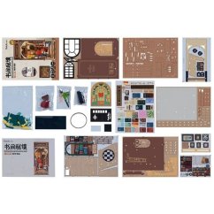 RoboTime Bookstop maison miniature Librairie