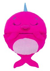 TM Toys Happy Nappers Sac de couchage rose Narval Nelli