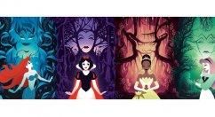 Puzzle 1000 dílků panorama - Disney princezny