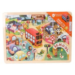 Classic World Puzzle město zvířat