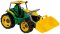 Lena 2057 Tracteur avec cuillère, vert et jaune 70 cm