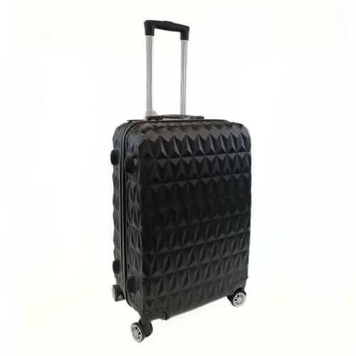 Bavy Cestovní kufr skořepinový 24" Diamond Black