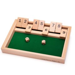 Bigjigs Toys Joc de masă din lemn în zaruri