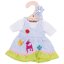 Bigjigs Toys Vestido azul de lunares con ciervo para muñeca de 28 cm