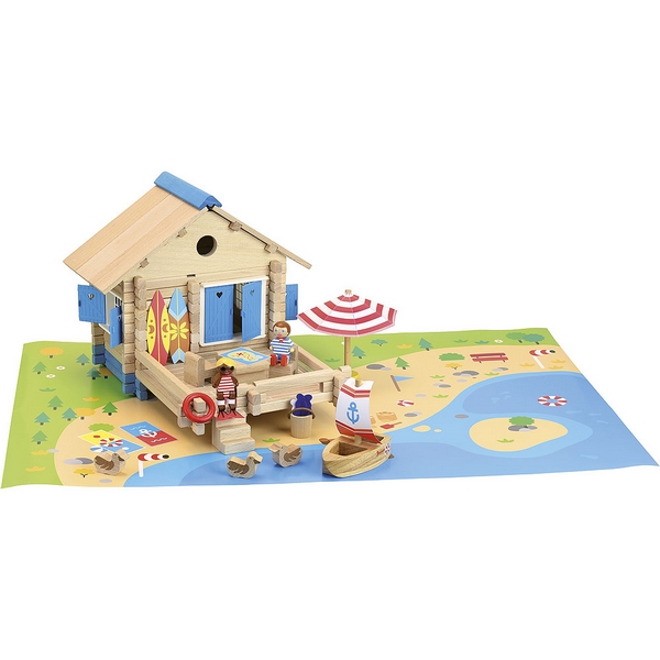 Jeujura Kit en bois 120 pièces Beach House