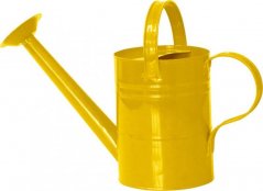 Woody Kanva na zalievanie - žltá, kovová