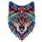 Wooden puzzle - Vlk