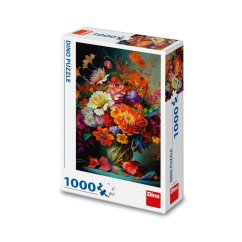 Dino Puzzle Kwiaty w wazonie 1000 elementów
