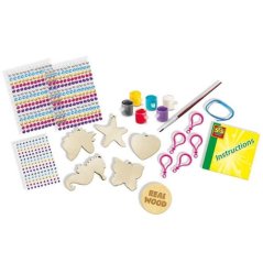 Zdobení klíčenek třpytivými kamínky