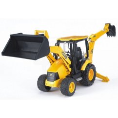 Bruder 2427 Traktor JCB MIDI s čelním nakladačem a bagrem