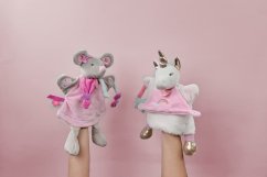 Doudou plüss báb egér 28 cm