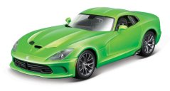 Maisto - 2013 SRT Viper GTS, metál zöld, 1:18
