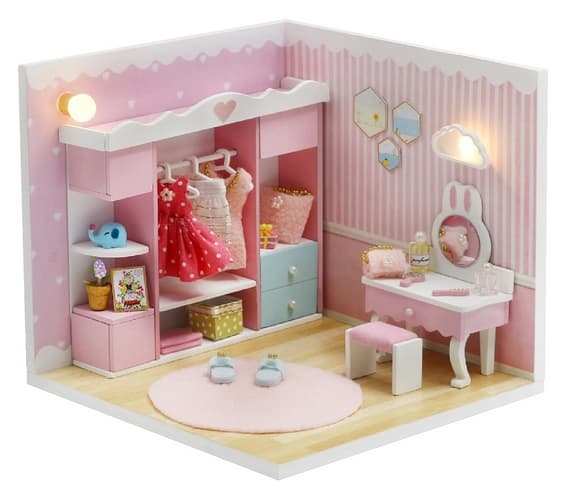 2Kids Toys miniatura domečku Roztomilá šatna