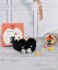 Doudou Set regalo - Set di prime scarpette gatto nero 0-6 mesi