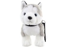 Plyšový husky s vodítkom 25 cm ECO-FRIENDLY