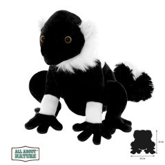 Wild Planet - Čierny lemur plyšový