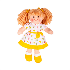 Bigjigs Toys Zoe 28cm lalka z materiału