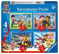 Ravensburger Puzzle Paw Patrol 4 în 1