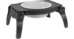 Flamingo Cestovní miska LILO černo šedá 800ml