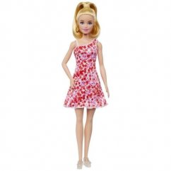 Modelo Barbie - vestido floral rosa