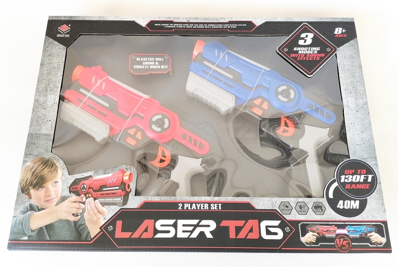Pistolets laser à piles pour 2 joueurs