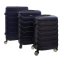 Bavy Cestovní kufr skořepinový Ribs Navy - set 3 ks
