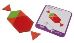 Vzdělávací puzzle - geometrické tvary