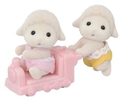 Familii Sylvanian Twin Sheep