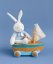 Zestaw upominkowy Doudou - pluszowy królik marynarz 25 cm