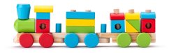 Woody Tren de marfă din lemn pliabil - două vagoane