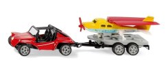 SIKU Blister 1696 - Buggy se sportovním letadlem