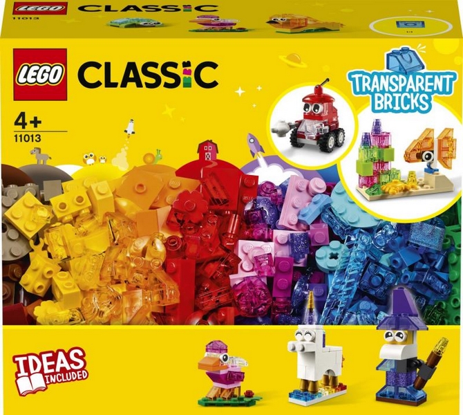 LEGO Classic 11013 Briques créatives transparentes