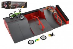 Skatepark - rámpák,ujjbicikli,ujjgördeszka műanyag kiegészítőkkel